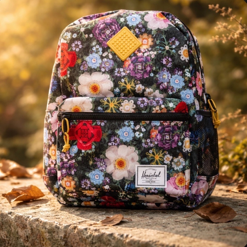 Herschel Supply Co LEGO Heritage Youth Backpack Garden Floral: Botanical Pattern